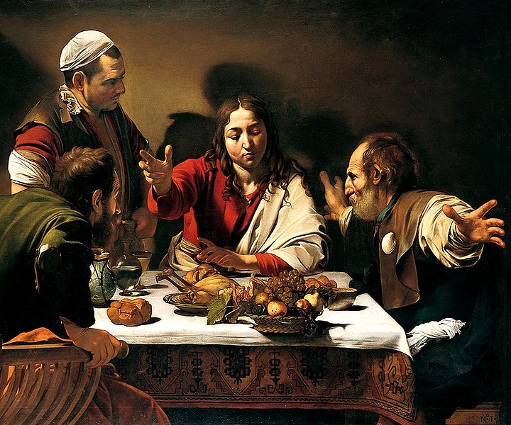 720px-Caravaggio_-_Cena_in_Emmaus