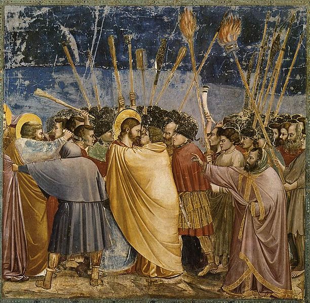 Giotto - Il tradimento di Giuda (Padova - Cappella degli Scrovegni)