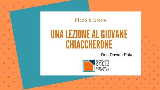 Una lezione al giovane chiaccherone