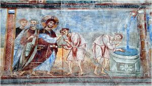 Cieco nato, Sant’Angelo in Formis, Capua sec. VI-XII