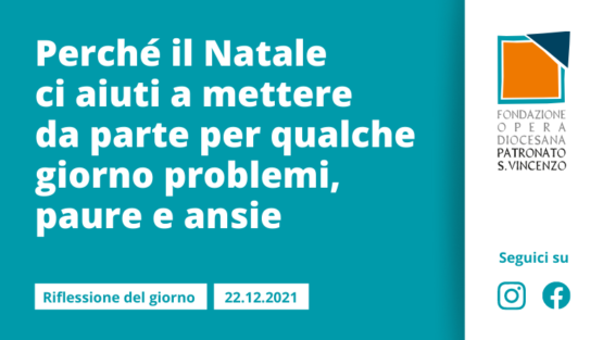 Mercoledì 22 dicembre 2021