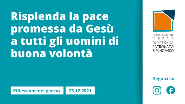 Giovedì 23 dicembre 2022