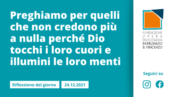 Venerdì 24 dicembre 2021