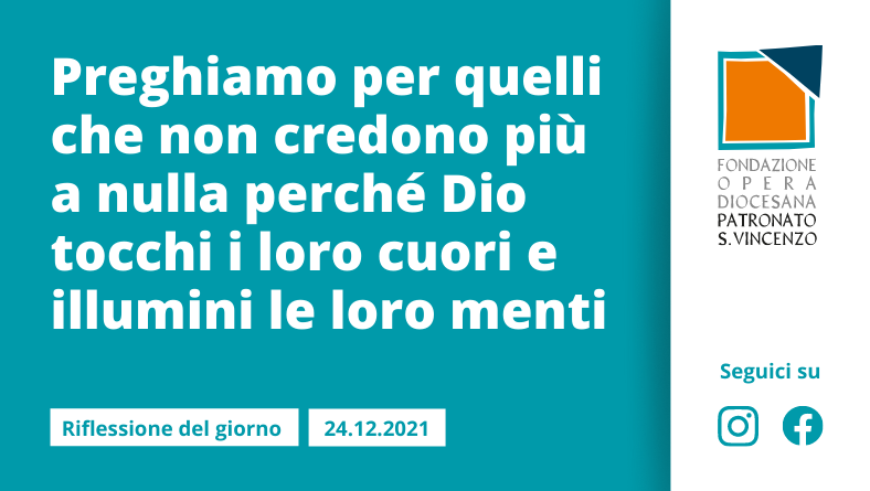 Venerdì 24 dicembre 2021