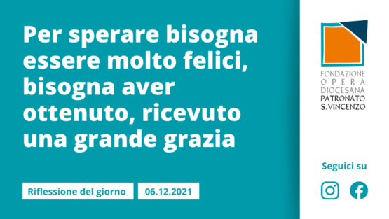 Lunedì 6 dicembre 2021