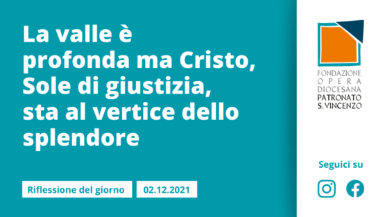 Giovedì 2 dicembre 2021