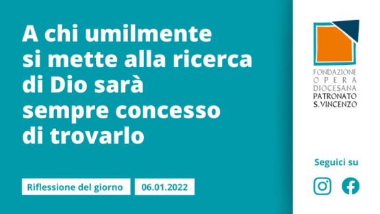 Giovedì 6 gennaio 2022