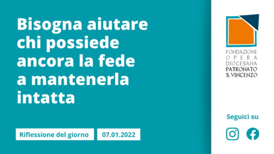 Venerdì 7 gennaio 2022