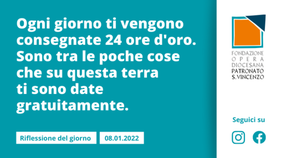 Sabato 8 gennaio 2022