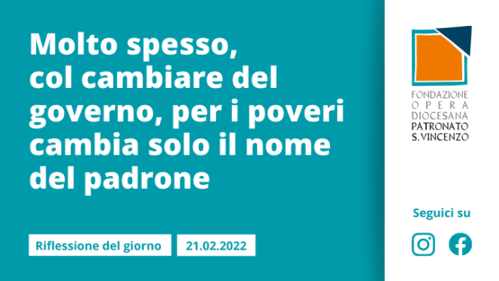 Lunedì 21 febbraio 2022