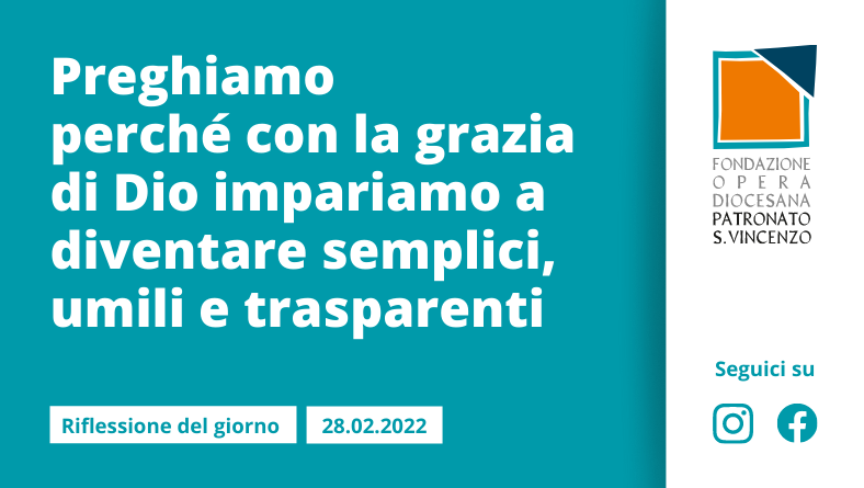 Lunedì 28 febbraio 2022