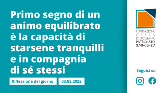 Giovedì 3 febbraio 2022