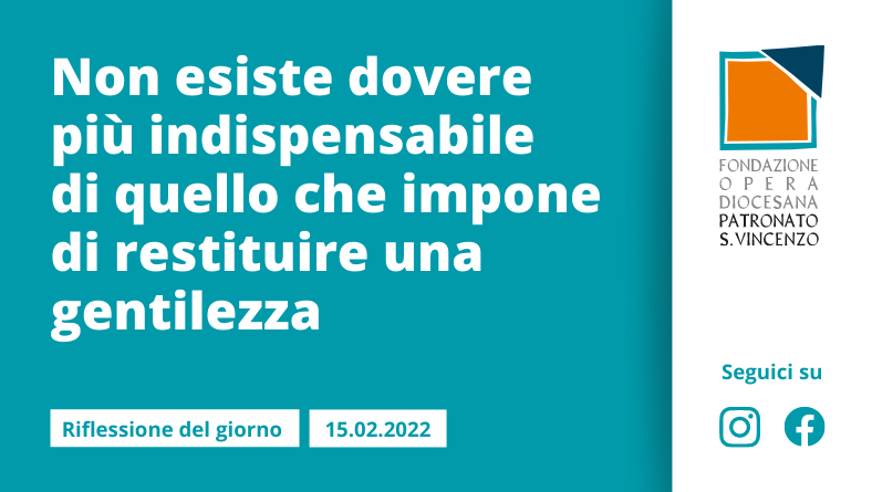 Martedì 15 febbraio 2022