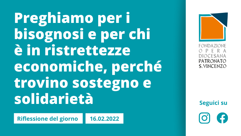 Mercoledì 16 febbraio 2022