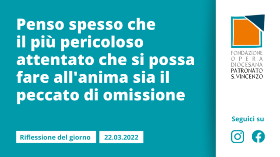 Martedì 22 marzo 2022