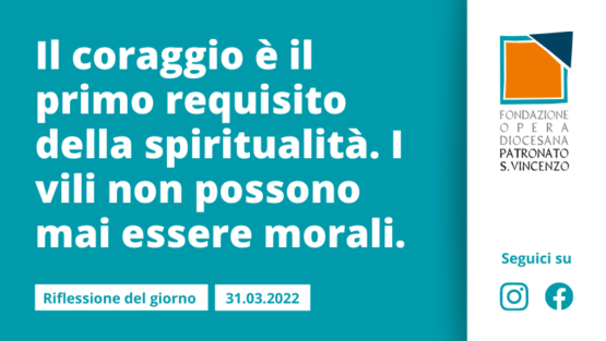 Giovedì 31 marzo 2022