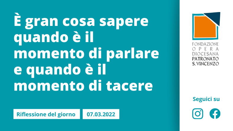 Lunedì 7 marzo 2022