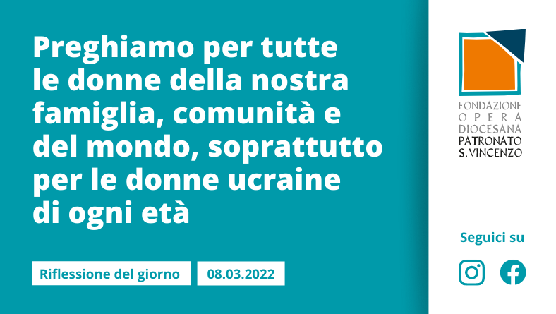 Martedì 8 marzo 2022