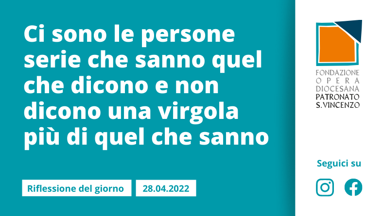 Giovedì 28 aprile 2022