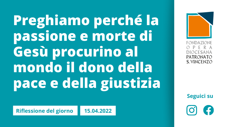 Venerdì 15 aprile 2022