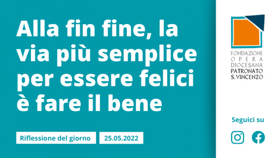 Mercoledì 25 maggio 2022