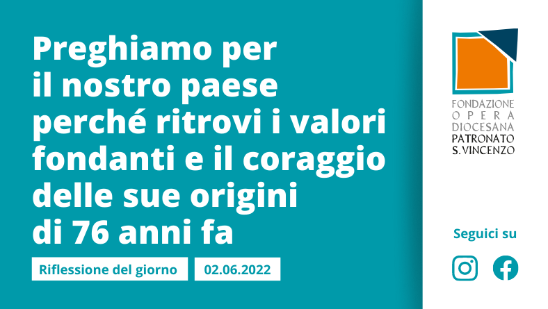 Giovedì 2 giugno 2022