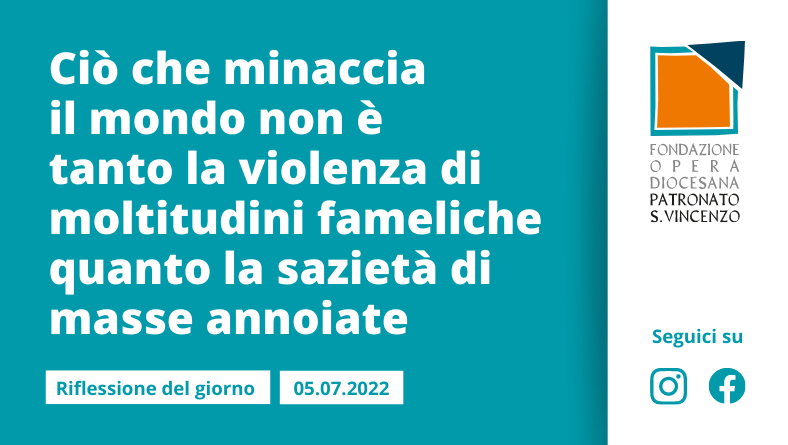 Martedì 5 luglio 2022