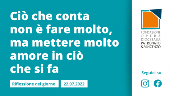 Venerdì 22 luglio 2022