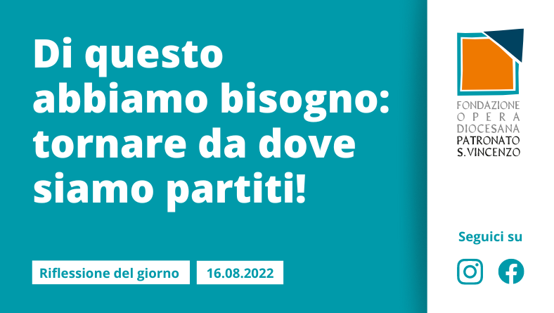 Martedì 16 agosto 2022