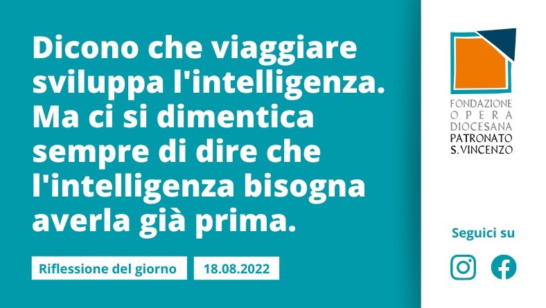 Giovedì 18 agosto 2022