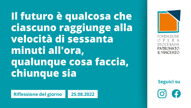 Giovedì 25 agosto 2022