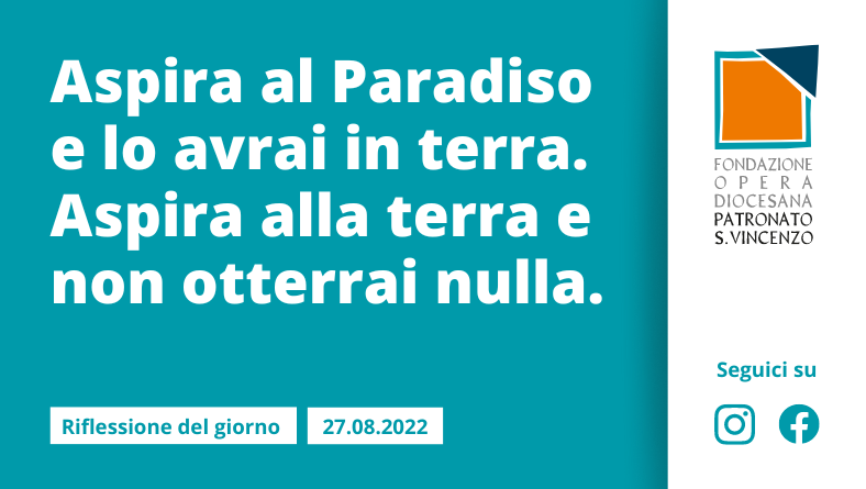 Sabato 27 agosto 2022