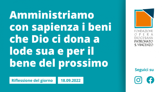 Domenica 18 settembre 2022