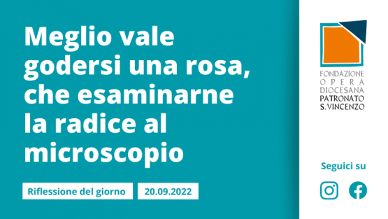 Martedì 20 settembre 2022