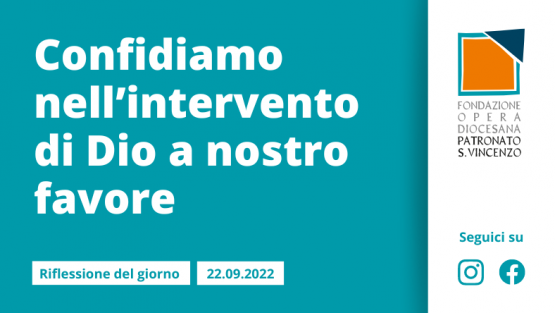 Giovedì 22 settembre 2022