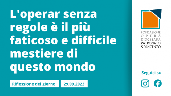 Giovedì 29 settembre 2022