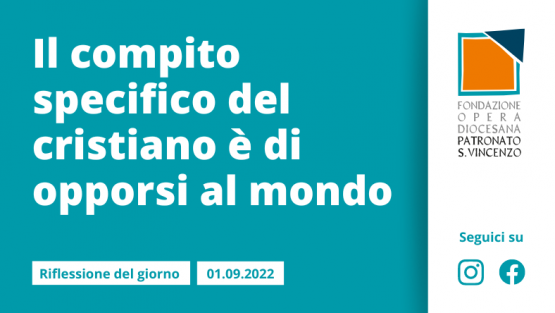 Giovedì 1° settembre 2022