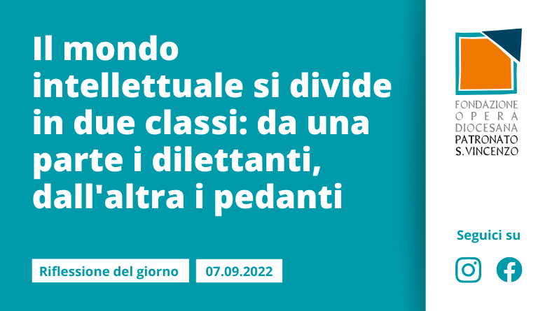 Mercoledì 7 settembre 2022