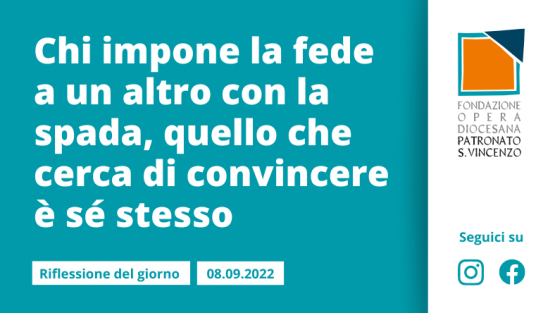 Giovedì 8 settembre 2022