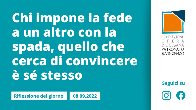 Giovedì 8 settembre 2022