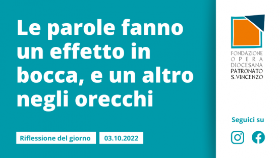 Lunedì 3 ottobre 2022