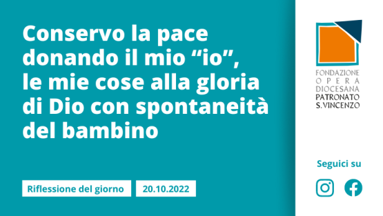 Giovedì 20 ottobre 2022