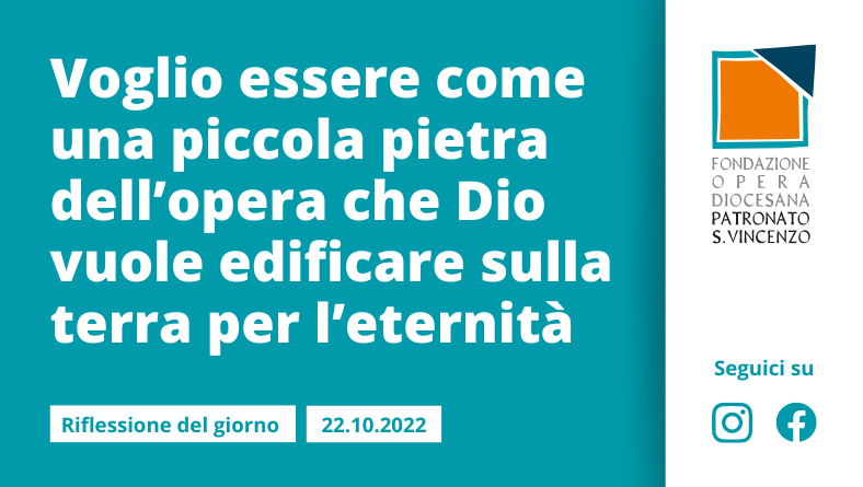 Sabato 22 ottobre 2022