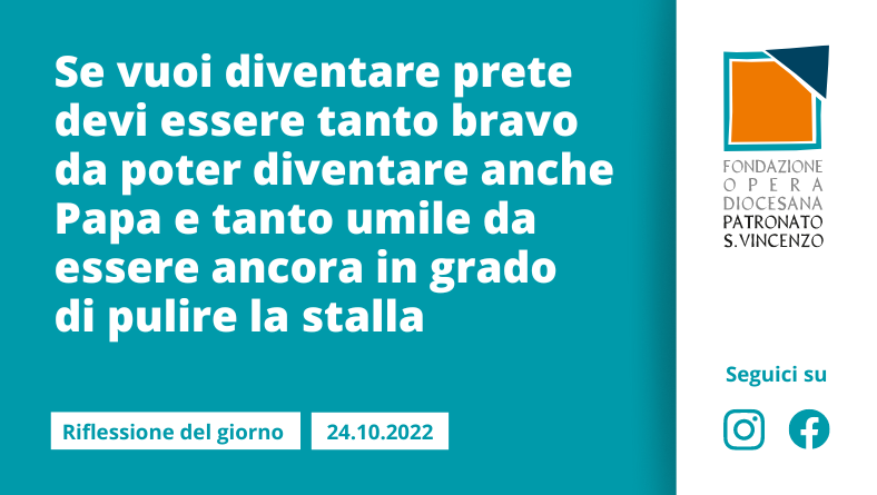 Lunedì 24 ottobre 2022