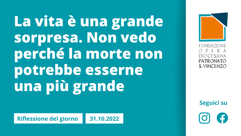 Lunedì 31 ottobre 2022