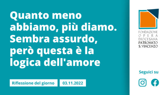 Giovedì 3 novembre 2022