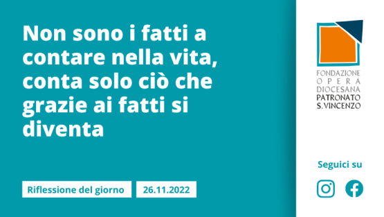 Sabato 26 novembre 2022