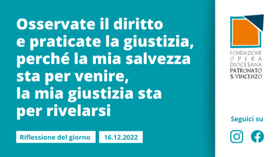 Venerdì 16 dicembre 2022