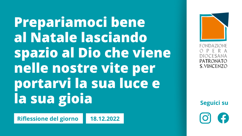 Domenica 18 dicembre 2022