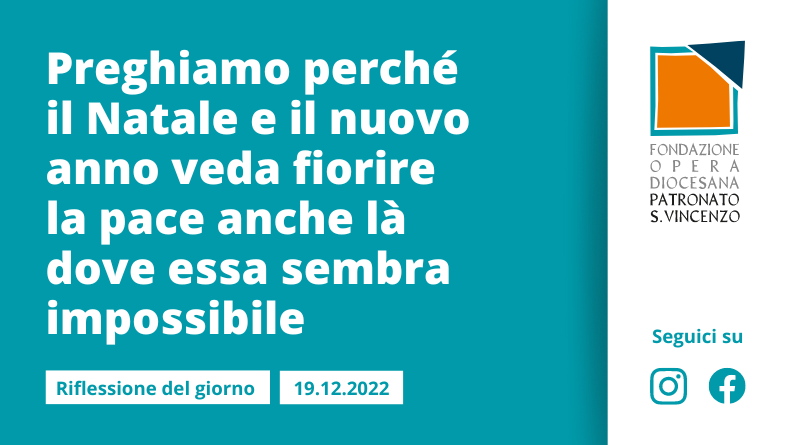 Lunedì 19 dicembre 2022